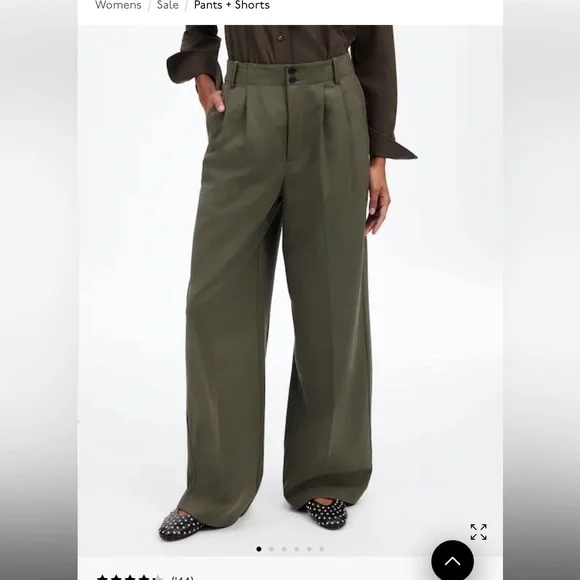 Madewell // NWT The Harlow Wide-Leg Pant in Drapey Twill - Picture 2 of 5